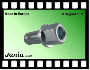 Preview: 7003 - Kugelschraube M14x1,5x27 R14 SW17 verzinkt