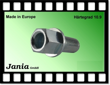 Preview: 7003 - Kugelschraube M14x1,5x27 R14 SW17 verzinkt