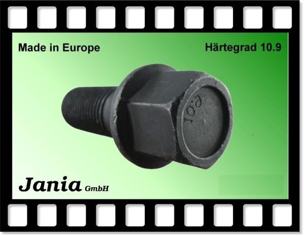 6031 - Kegelschraube M14x1,5x28 SW17 schwarz