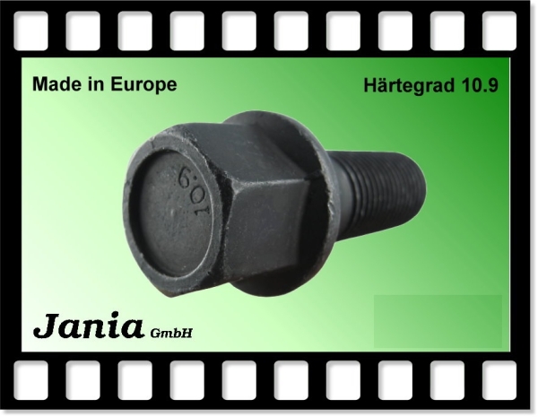 6031 - Kegelschraube M14x1,5x28 SW17 schwarz