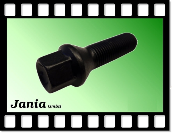 6047 - Kegelschraube M 14x1,5x35 SW17 schwarz