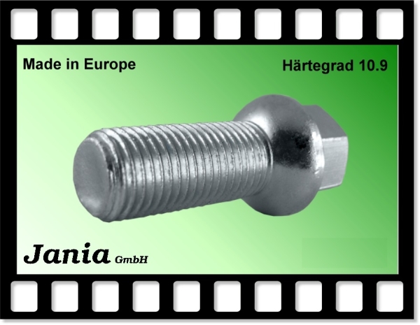 7014 - Kugelschraube M14x1,5x40 R14 SW17 verzinkt