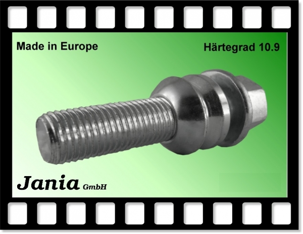 7019 - Kugelschraube M14x1,5x37 R14 SW19 verzinkt