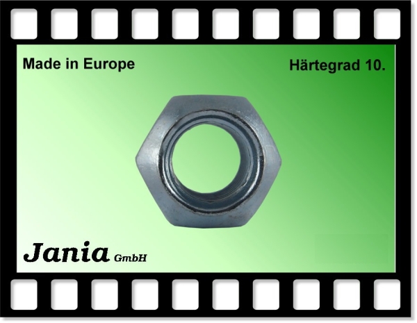 8000 - Kegelmutter M12x1,5x15 SW19 verzinkt offen