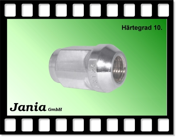 8018 - Kegelmutter M12x1,25x34 SW19 verchromt