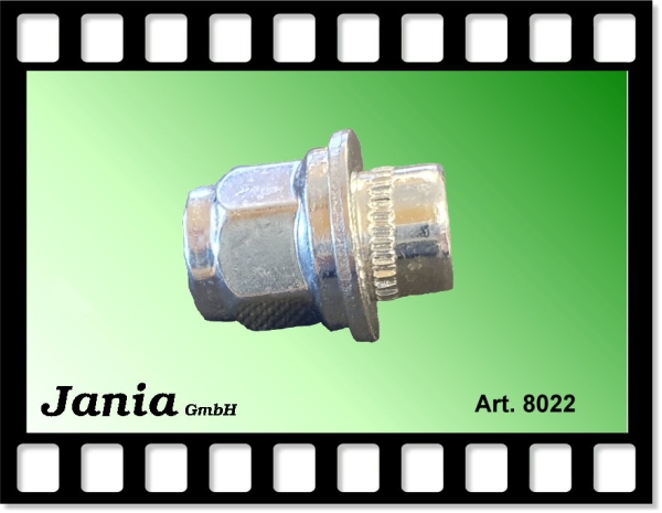 8022 - Flachbundmutter M12x1,5x37 SW21 verzinkt